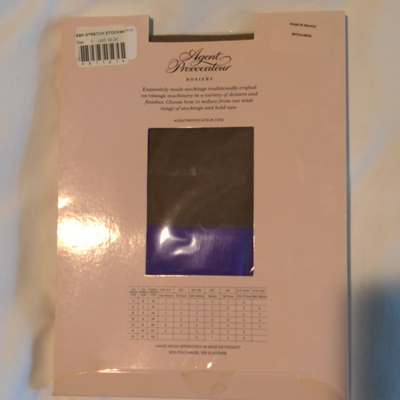 Seam & Heel Stretch Stockings size 2 - Picture 2 of 2